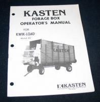 Kasten Forage Box Kwik Load Model 20