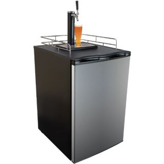 KeggerMeister KM2800SS Kegerator Beer Keg Fridge Brew Dispenser