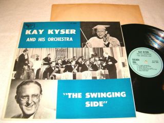 Kay Kyser The Swinging Side 1970s Jazz LP on Golden Era VG
