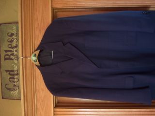 Kilburn Finch 52 Long Blue Windowpane Suit