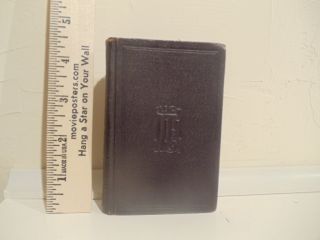 1914 Following of Christ Thomas Kempis Miniature Vintage Book