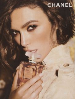 Keira Knightley Chanel Perfume Advertisement 2012 Magazine Print Ad