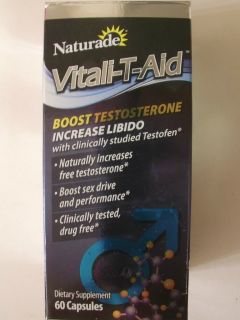 Naturade Vitali T Aid Boost Testosterone Libido Aid Drive Performance