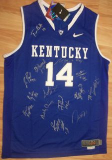2011 12 KENTUCKY WILDCATS TEAM SIGNED NIKE ELITE AUTHENTIC BASKETBALL