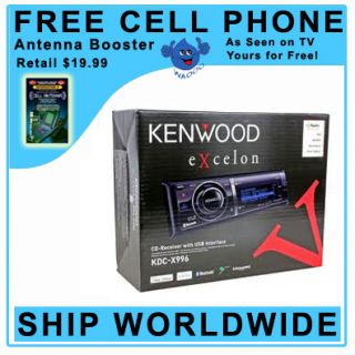 Kenwood eXcelon KDC X996 Built In Bluetooth/HD Radio/ Rear USB Pandora