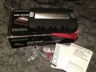 Kenwood Car 4 Channel Amp Amplifier KAC 6402