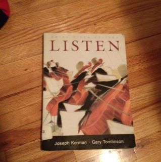 Listen Brief 5th Edition Joseph Kerman Gary Tomlinson Very Good