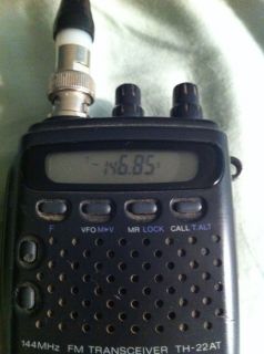 Kenwood TH 22AT Ham Radio Transceiver HT VHF 2 Meter