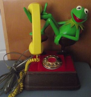 Vintage 1983 Kermit The Frog Phone Rotary Dial