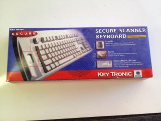 Keytronic Finger Scanner FSCANPK001US Wired Keyboard