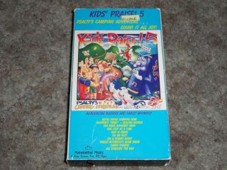 Kids Praise 5 Psaltys Camping Adventure 1986 VHS RARE Hard to Find