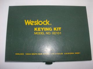 Weslock Keying Kit Model No 00101