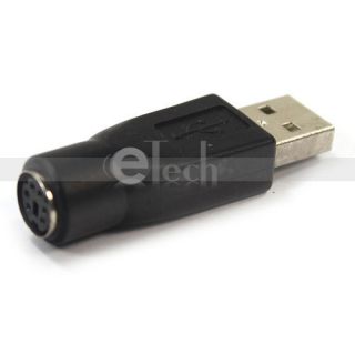 USB to PS2 PS 2 Cable Adapter Converter Keyboard Mouse