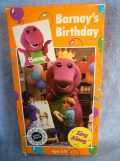 Barney Barneys Birthday VHS 1992