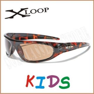 XLOOP Sunglasses Shades Kids Casual Sports Tortoise