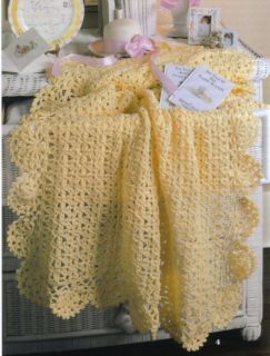 Crochet Patterns Afghans Blankets NEW BOOK Best Terry Kimbrough Lace