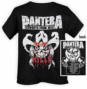 Pantera T Shirt Cowboys from Hell Kills Official Merch