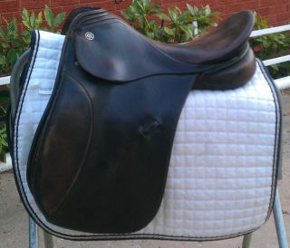 Kieffer Aachen Dressage Saddle 16 5 inch Black Brown