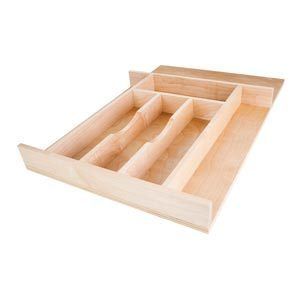 Kitchen Drawer Organizer Cutlery Tray Solid Maple