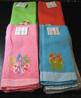 Set of 3 Co Ordinating Kitchen Towels Brand New