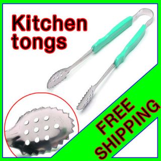 Kitchen tongs Cooking Utensils Stainless Steel Serving Household Spoon