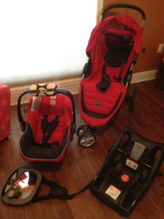Britax B Agile Travel System with EXTRAS