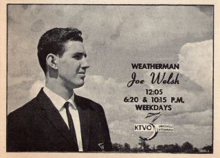 TV Ad Weatherman Joe Welsh in Ottumwa Iowa Kirksville Missouri