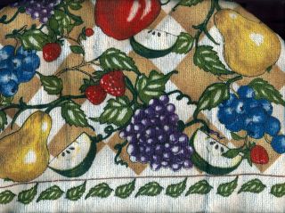Whole Printed Kitchen Towel Assorted Fruit Print