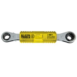 Klein Tools KT223X4 Ins Linemans Insulating 4 in 1 Box Wrench
