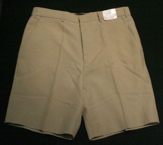 English Sports Shop Mens Bermuda Shorts Size 34 Color Khaki