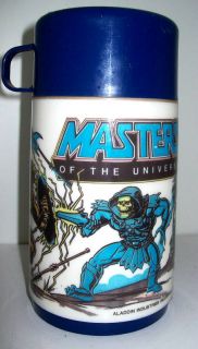 Masters of The Universe Thermos Plastic 1983 Complete