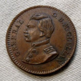 Civil War Token McClellan Knickerbocker Currency