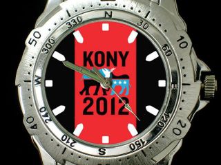 Kony 2012 Invisible Children Campaign Stainless Steel Watch New Cool