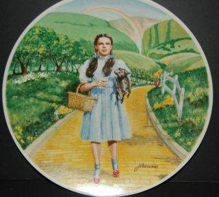 KNOWLES MGM WIZARD OF OZ COLLECTOR PLATE OVER THE RAINBOW PLATE 02751