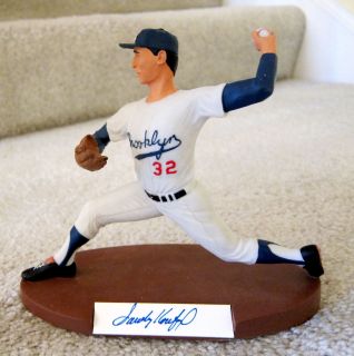 Sandy Koufax Autographed Dodgers Salvino Limited Edition Figurine