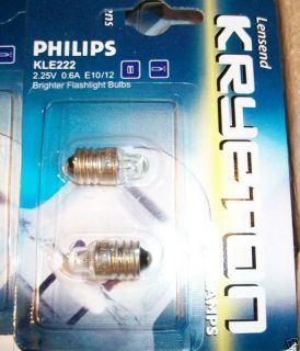 10 Philips E10 E12 2 25V Krypton Pen Light Bulbs Lamps