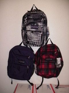 New Jansport Backpack Book Bag Big Student School Color