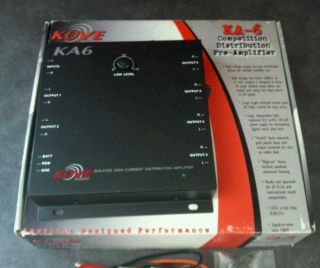 Kove Audio KA 6 Competition Distribution Pre Amplifier Line Driver NOS