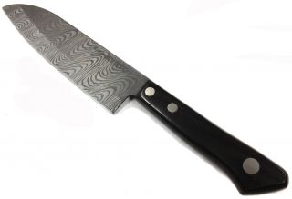 Kyocera Ceramic Santoku Vegetable Knife 5 5 Damascus Black Blade KYOTO