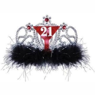 New 21st Birthday Tiara Light Up Favors Costumes Party B Day Attire