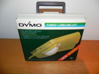 Vintage Dymo Family Labeling Kit 1006 05 New in Box Mark VI