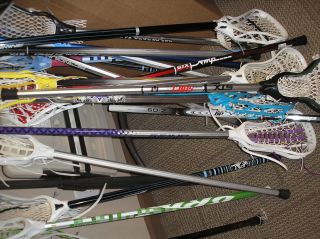 Lacrosse Equipment Palletload of Sticks Gear Nets Helmets