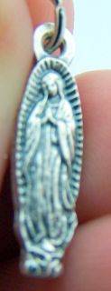 Catholic Petite Medal Silver Gild Our Lady of Guadalupe