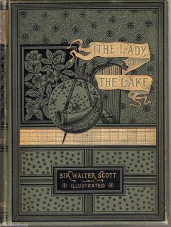 The Lady of The Lake Sir Walter Scott Bart Illustrated 122 Engravings