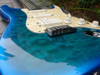 1997 Fender Ultra Strat with Lake Placid Blue Burst Quilt Maple Top