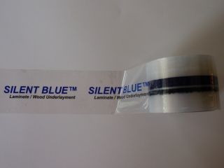 Silent Blue Seam Tape for Laminate or Wood Underlayment Pad