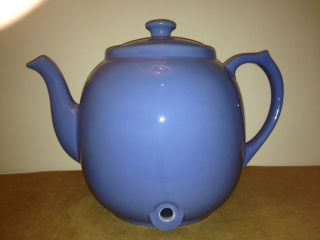 Rare Blue Huge Hall Pottery Restaurant Grade Supply Teapot Ice Tea