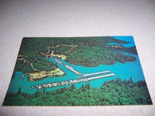 1970s Holiday Harbor Marina Shasta Lake CA Postcard