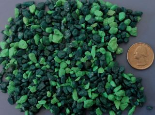 of Miniature Fairy Garden Stones Small Rocks Light Dark Green