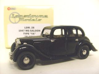 Lansdowne LDM28 1947 MG Saloon Y Type Black